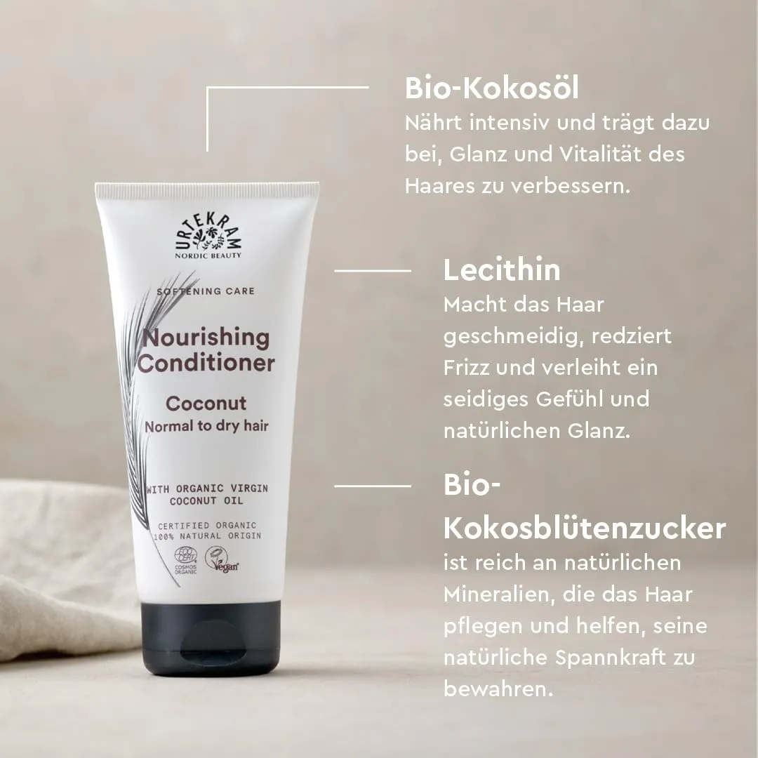Urtekram Coconut Kokos Conditioner 180 ml natives Kokosöl