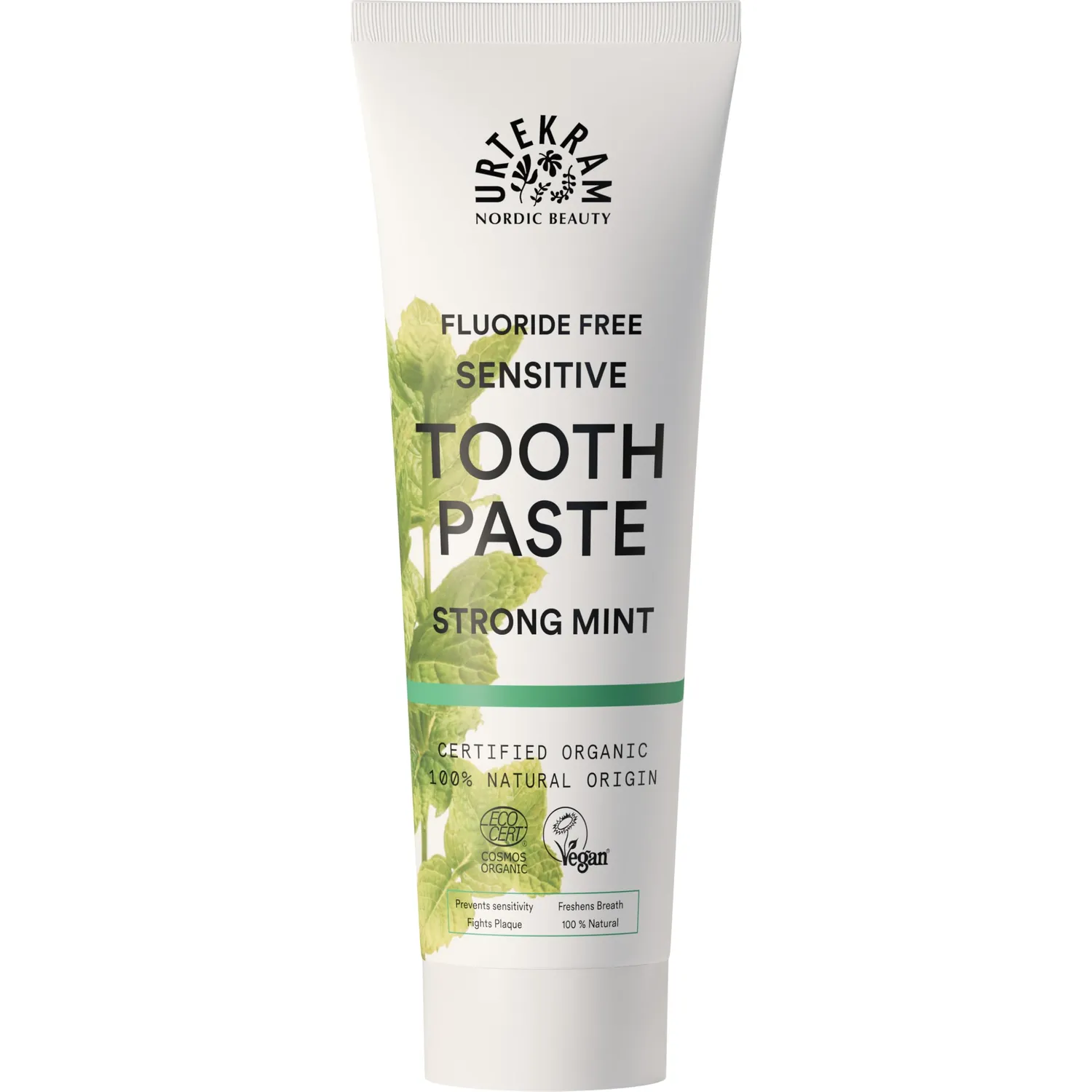 Urtekram Minze Aloe Vera Zahnpasta 75 ml mit Fluorid