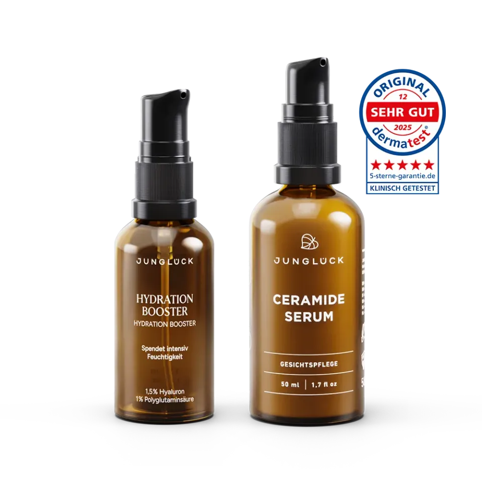 JUNGLÜCK Protective Barrier Kombi Gesichtsset Ceramide Hyaluron