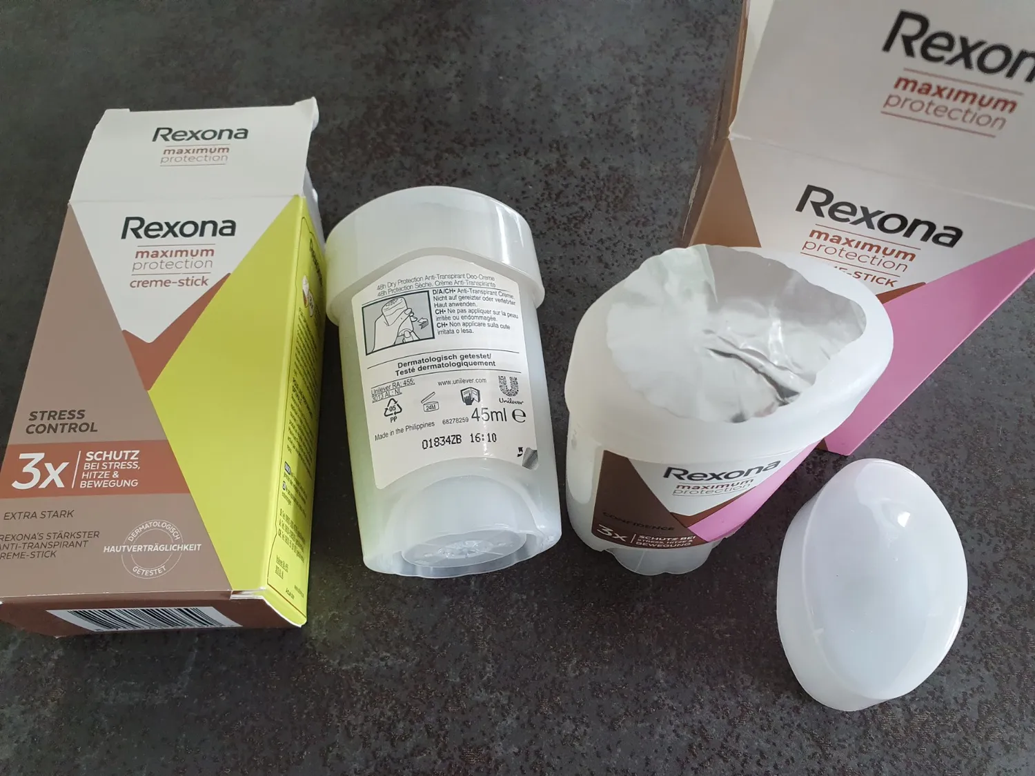Rexona Maximum Protection Deo-Creme 45 ml Zitrus