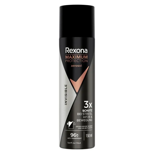 Rexona Maximum Protection Invisible Deo Spray 150 ml 96h Schutz