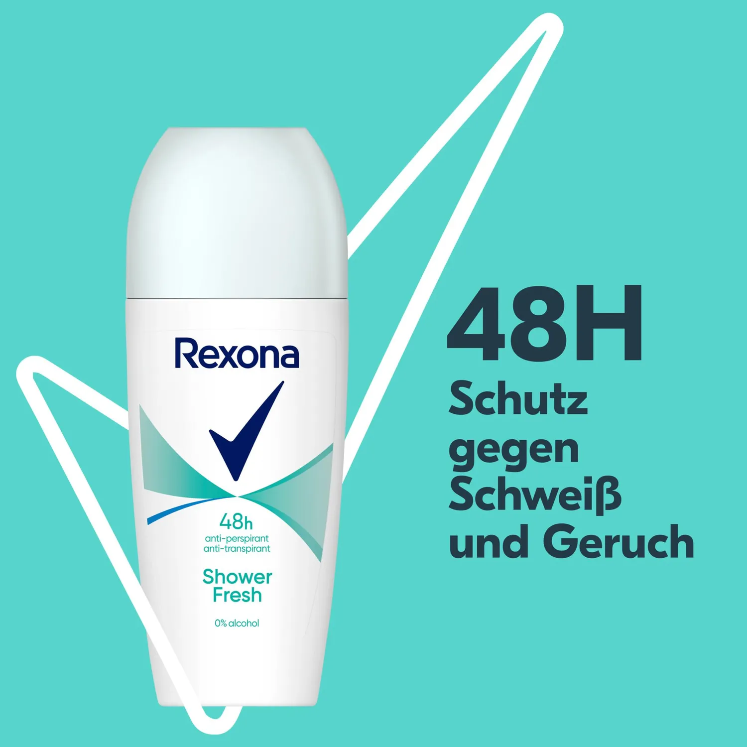 Rexona Shower Fresh Deo Roll-on 6x50 ml