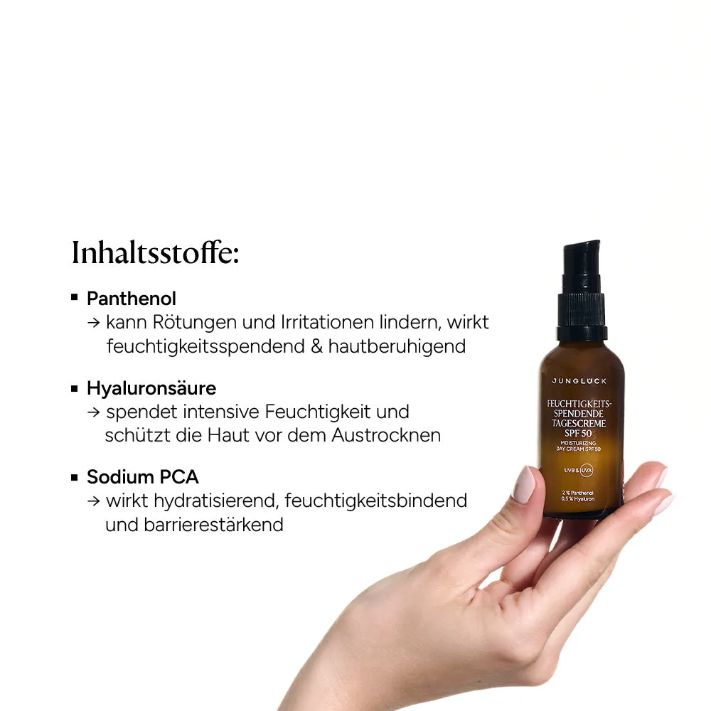 JUNGLÜCK Tagescreme SPF 50 Creme 50 ml Hyaluron