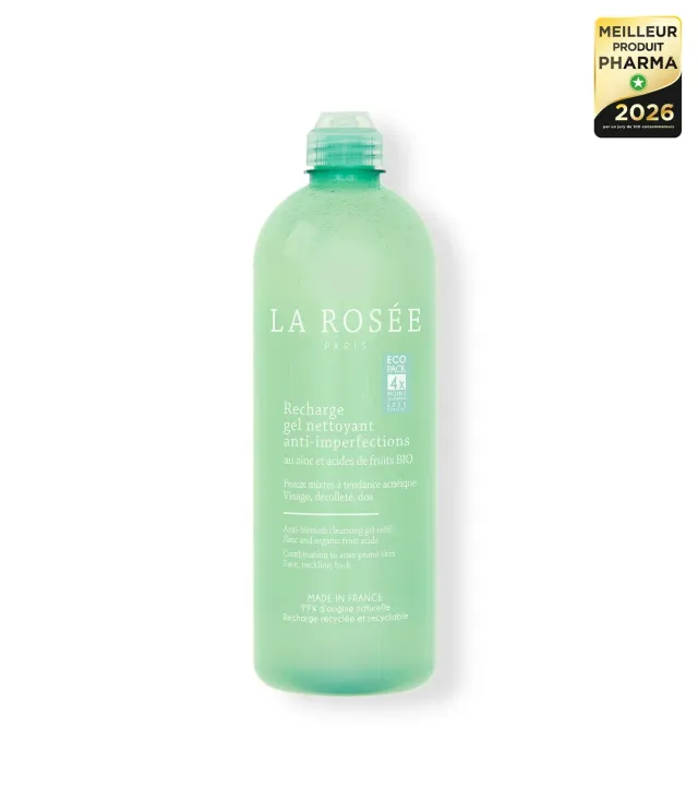 La Rosée Anti-Imperfections Reinigungsgel Nachfüllung Zink