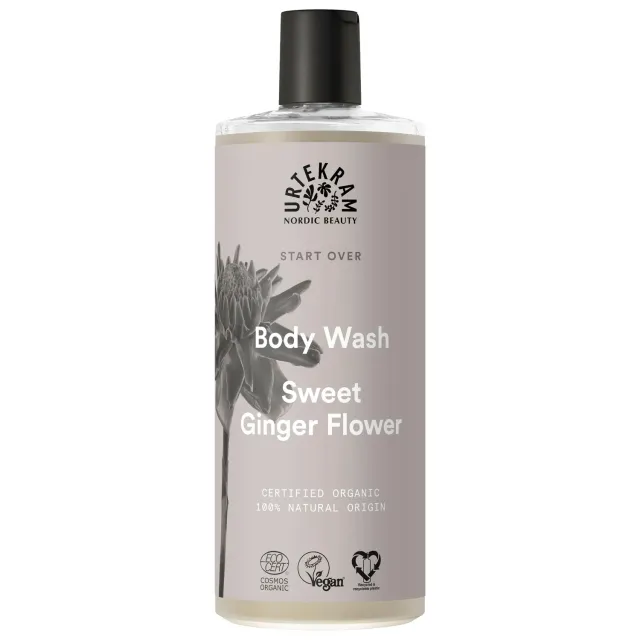 Urtekram Sweet Ginger Flower Start Over Duschgel 500 ml Ingwerblüte