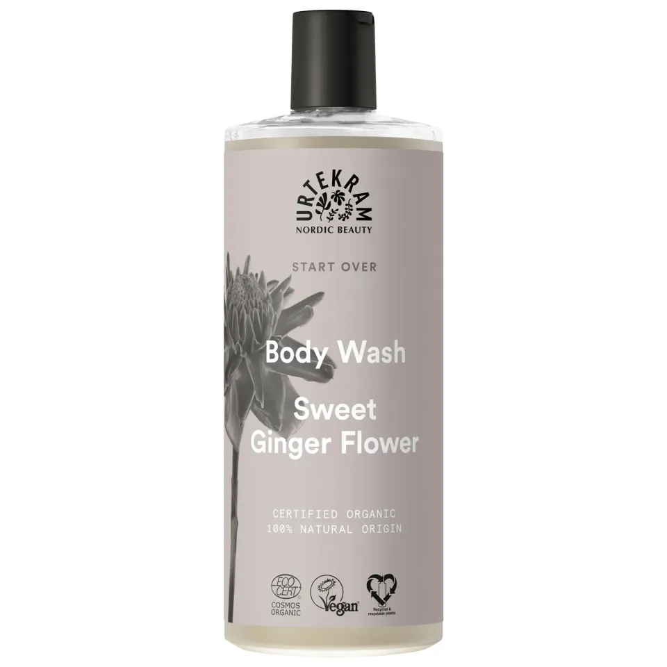 Urtekram Sweet Ginger Flower Start Over Duschgel 500 ml Ingwerblüte