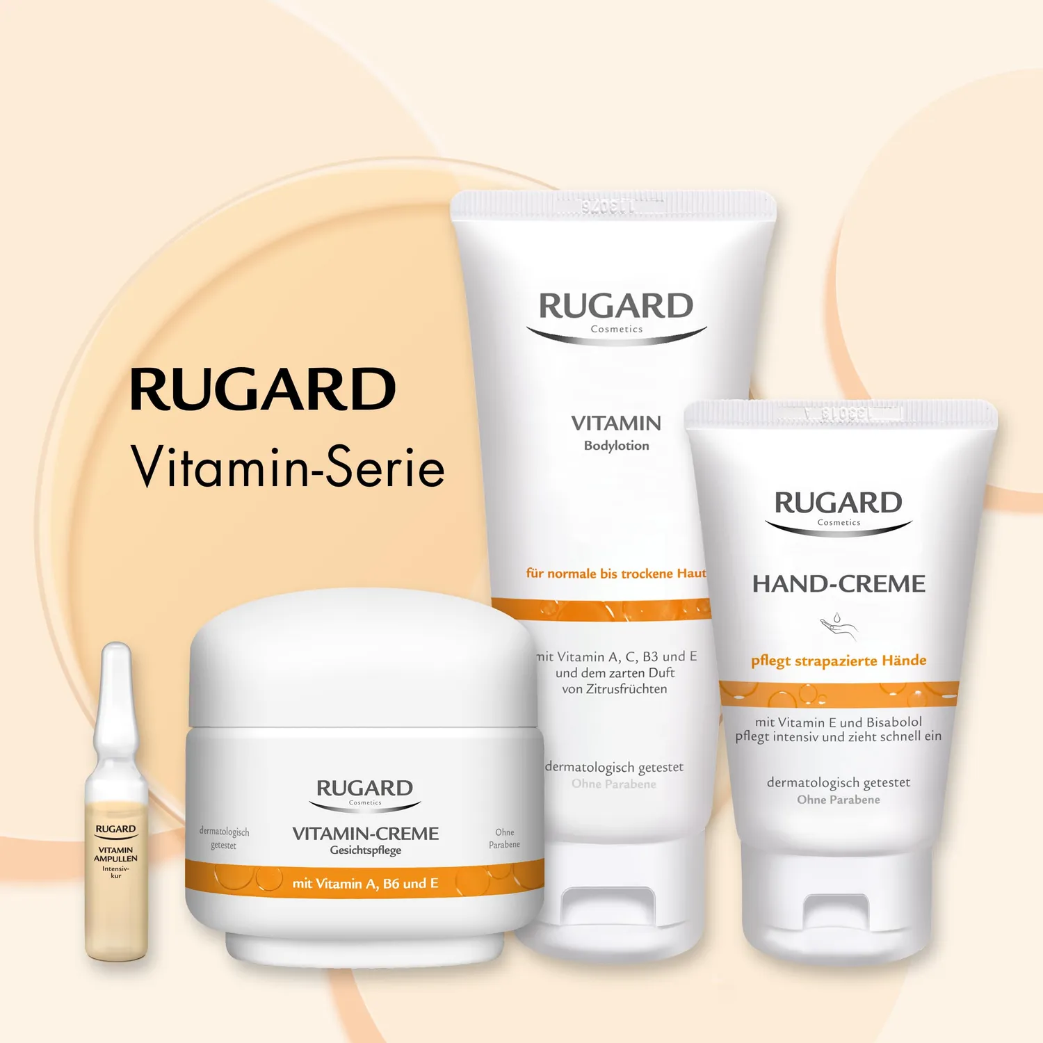 Rugard Vitamin-Ampullen 2 ml Anti-Aging Kur Gesicht