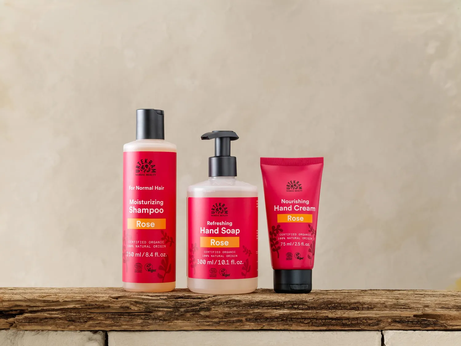 Urtekram Rose Shampoo 250 ml trockenes Haar Bio
