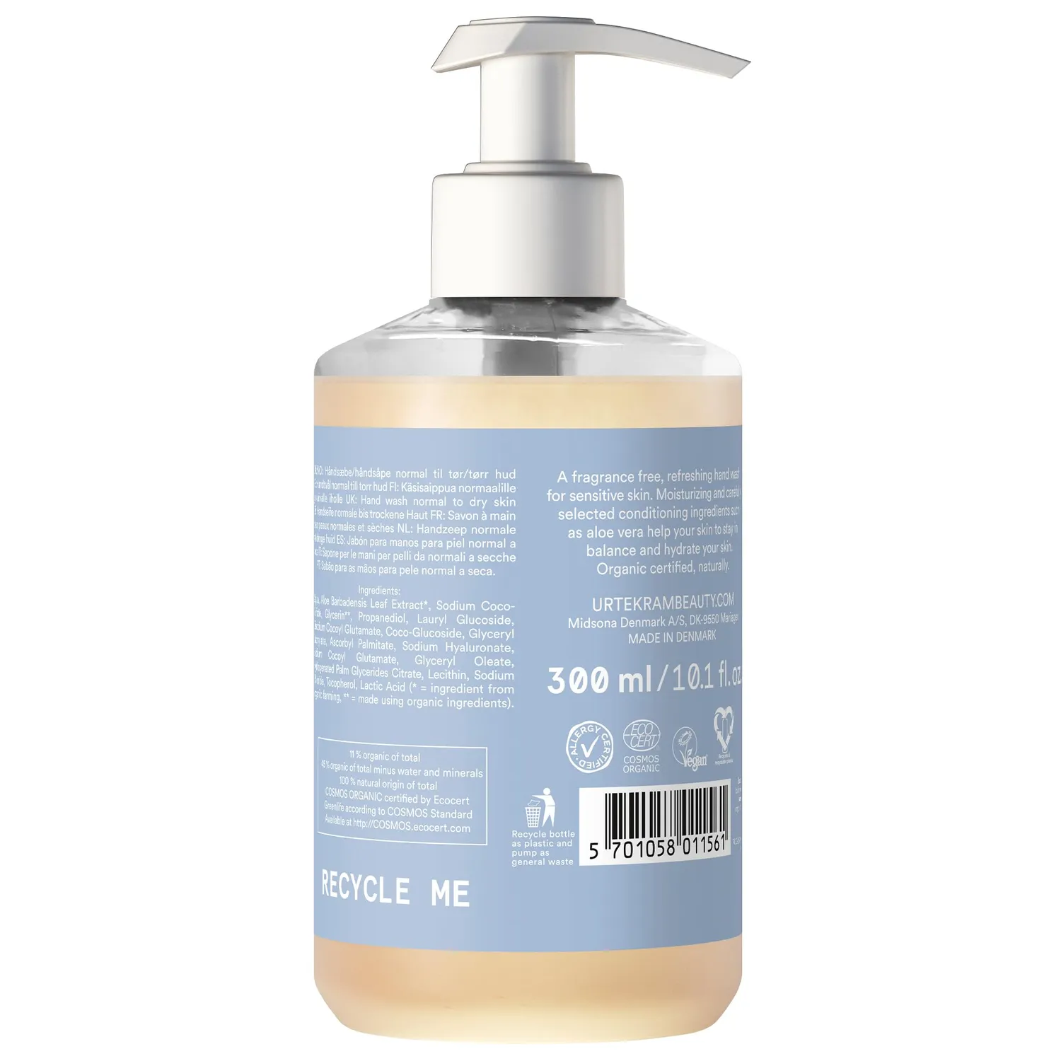Urtekram Find Balance Handseife 300 ml Duftfrei