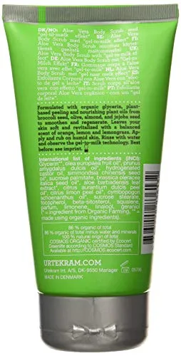 Urtekram Aloe Vera Body Scrub Bio Peeling 150 ml