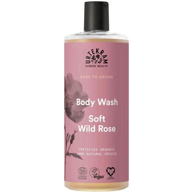 Urtekram Soft Wild Rose Duschgel 500 ml vegan