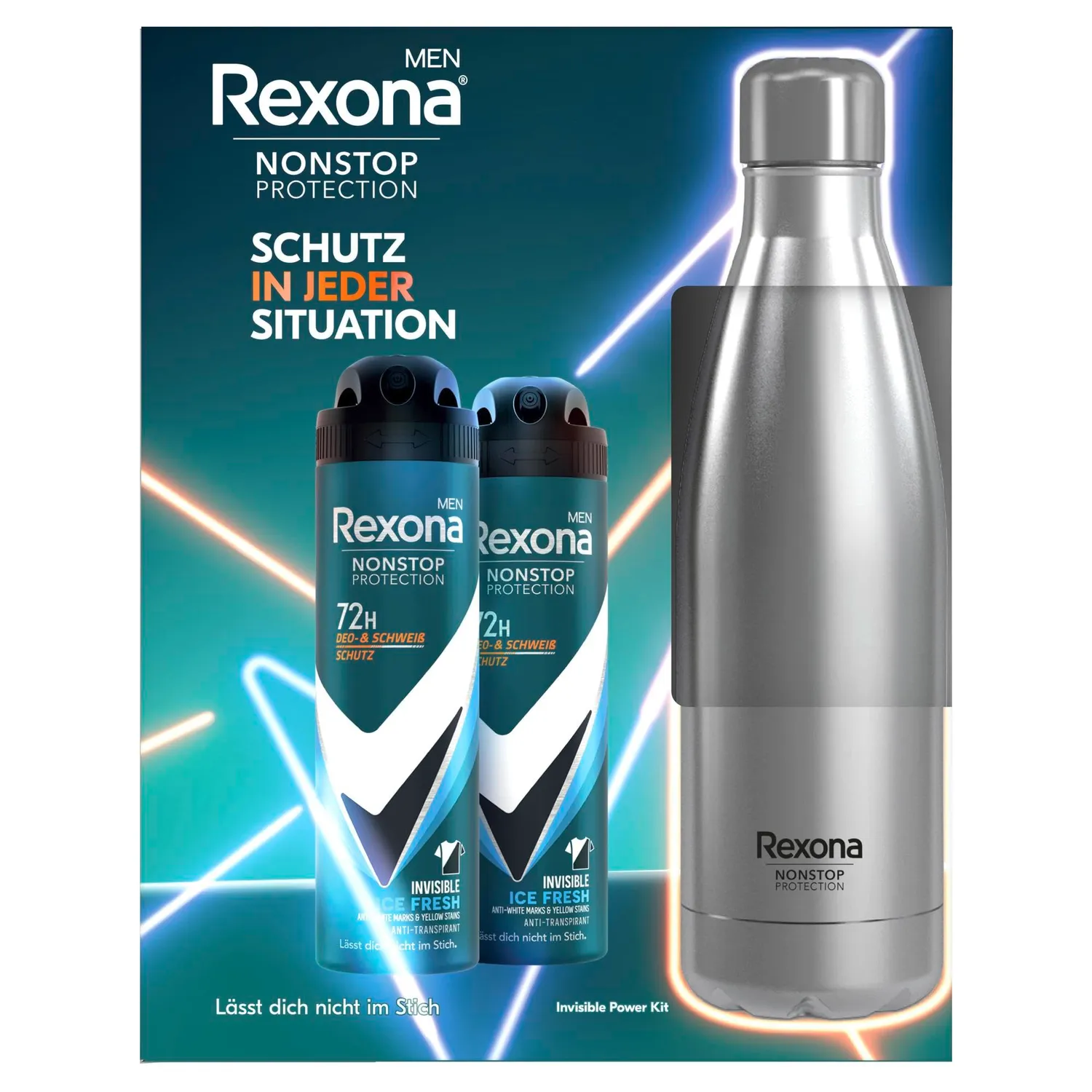 Rexona Men Invisible Ice Fresh Deo-Geschenkset 2x150 ml 72h Schutz