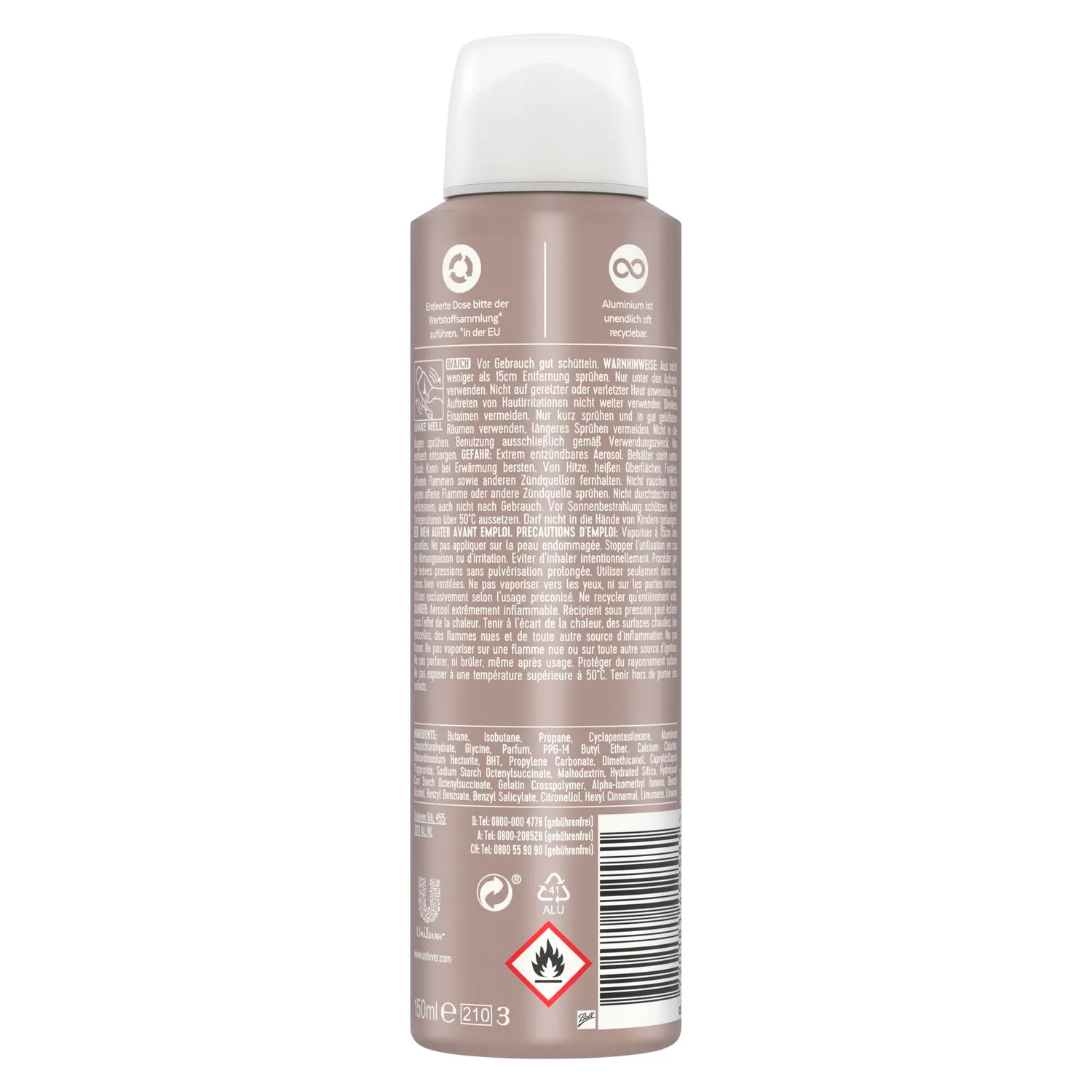 Rexona Maximum Protection Spray Lime Waterlily 150 ml