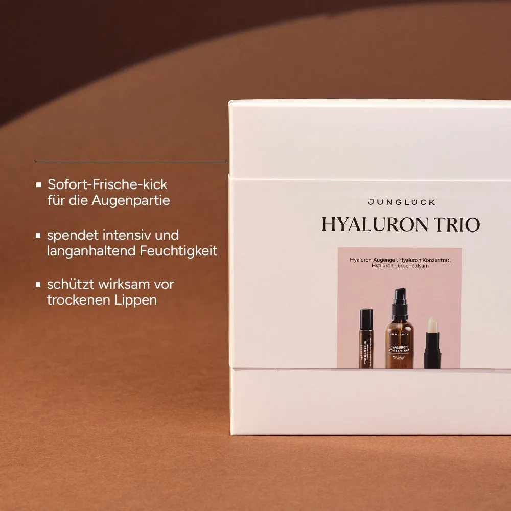 JUNGLÜCK in a Box Hyaluron Trio Geschenkset
