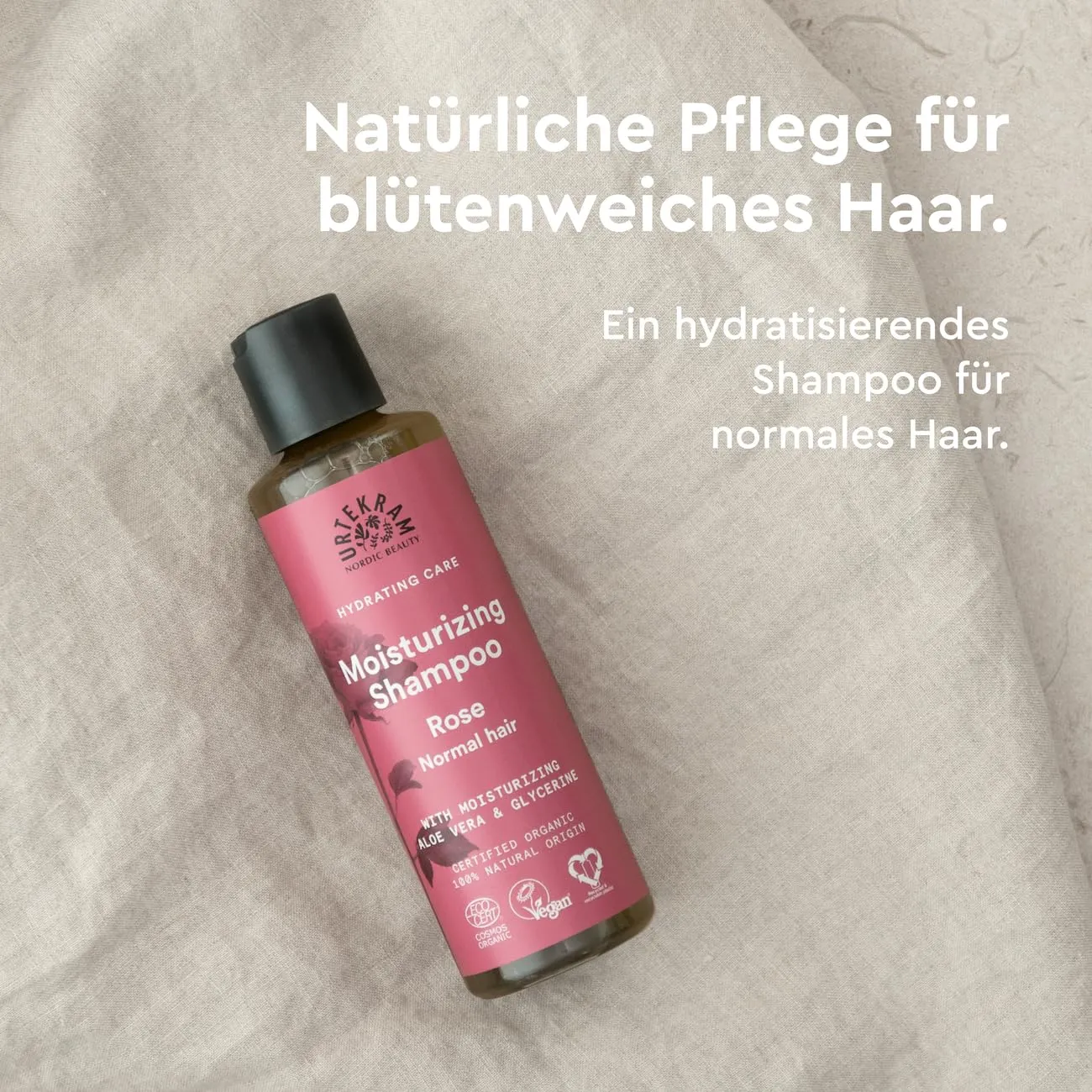 Urtekram Rose Shampoo 250 ml für normales Haar