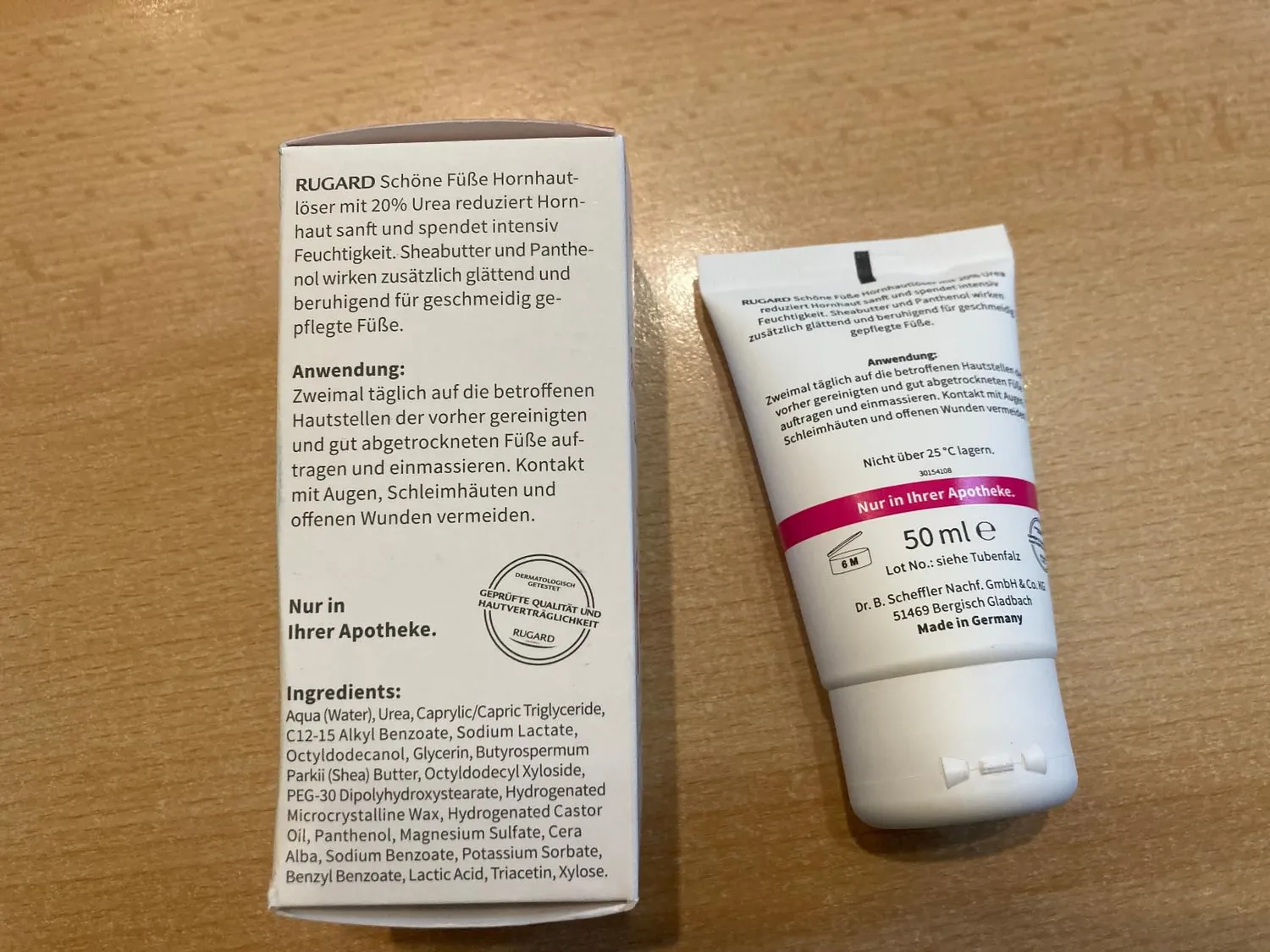 Rugard Schöne Füße Fußbalsam 100 ml rissige Füße