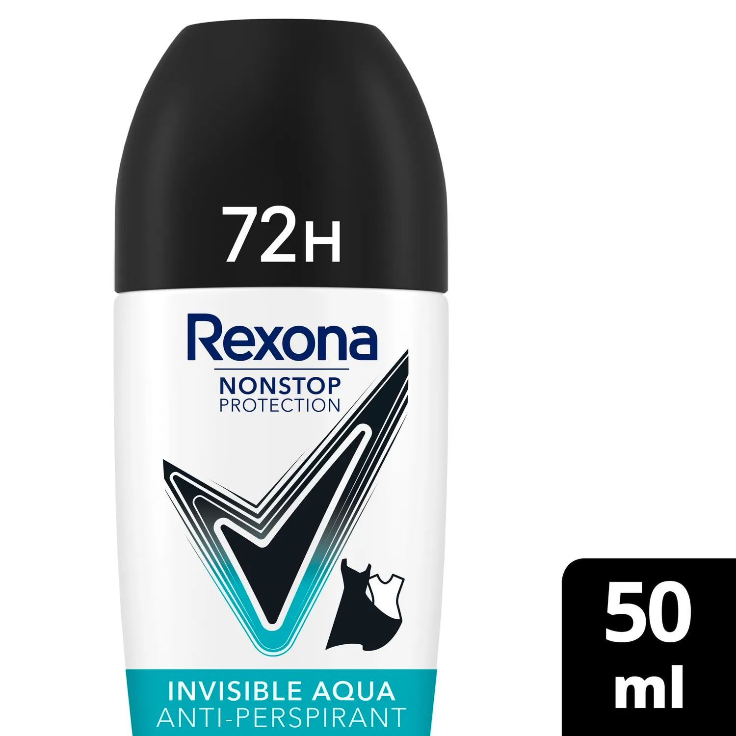 Rexona Nonstop Invisible Aqua Deo Roll-On 50 ml 72h