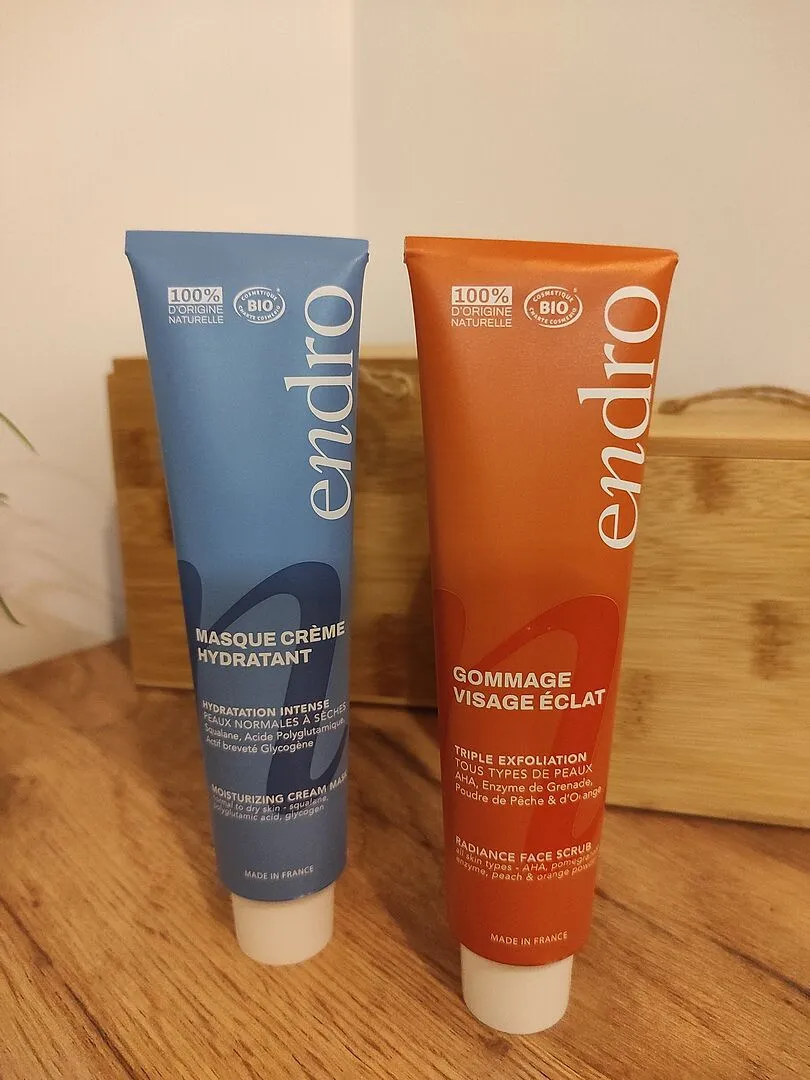 Endro Éclat & Confort Gesichts-Set Peeling+Maske