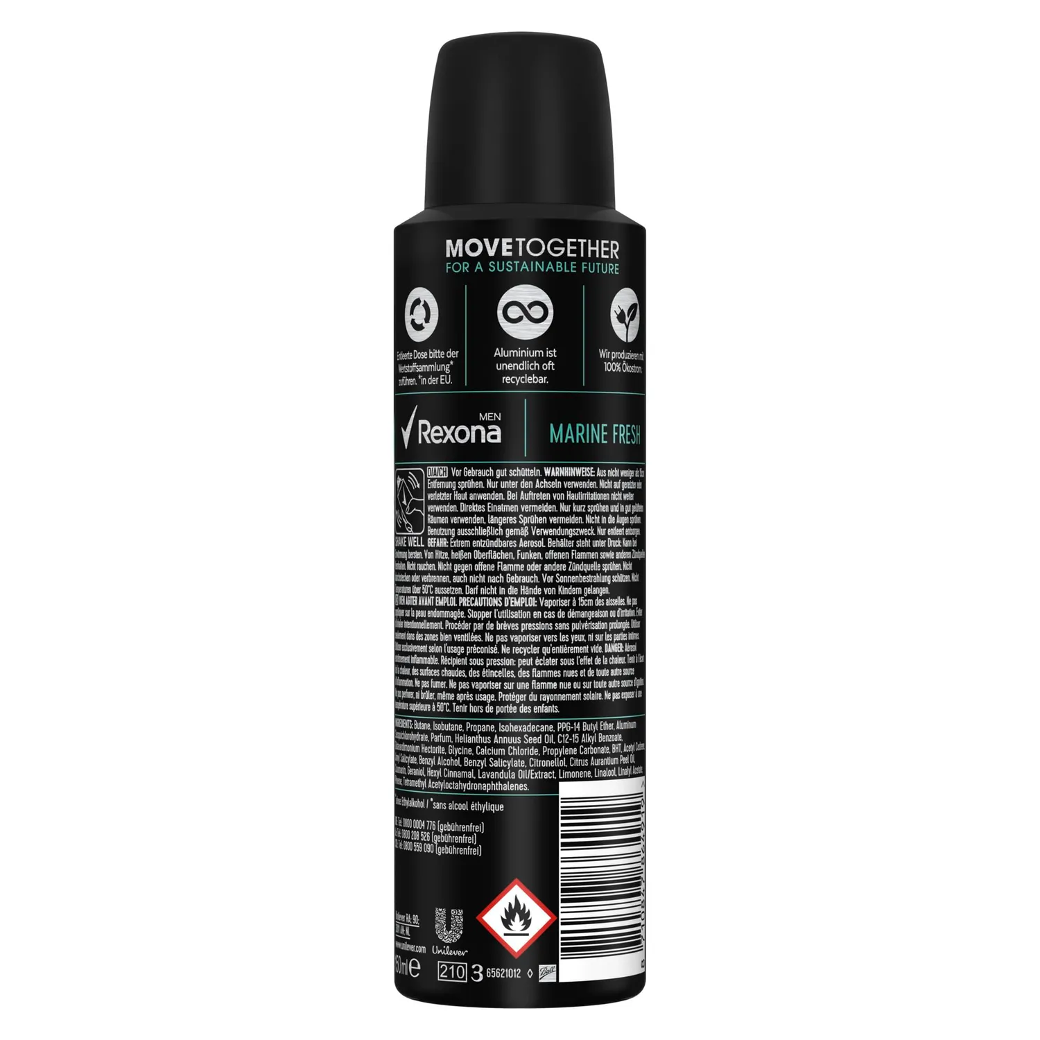 Rexona Men Marine Fresh Deospray 150 ml Antitranspirant