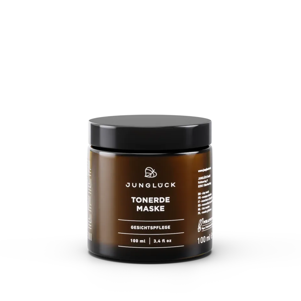 JUNGLÜCK Tonerde Maske 100 ml für unreine Haut