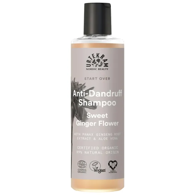 Urtekram Start Over Sweet Ginger Flower Antischuppenshampoo 250ml