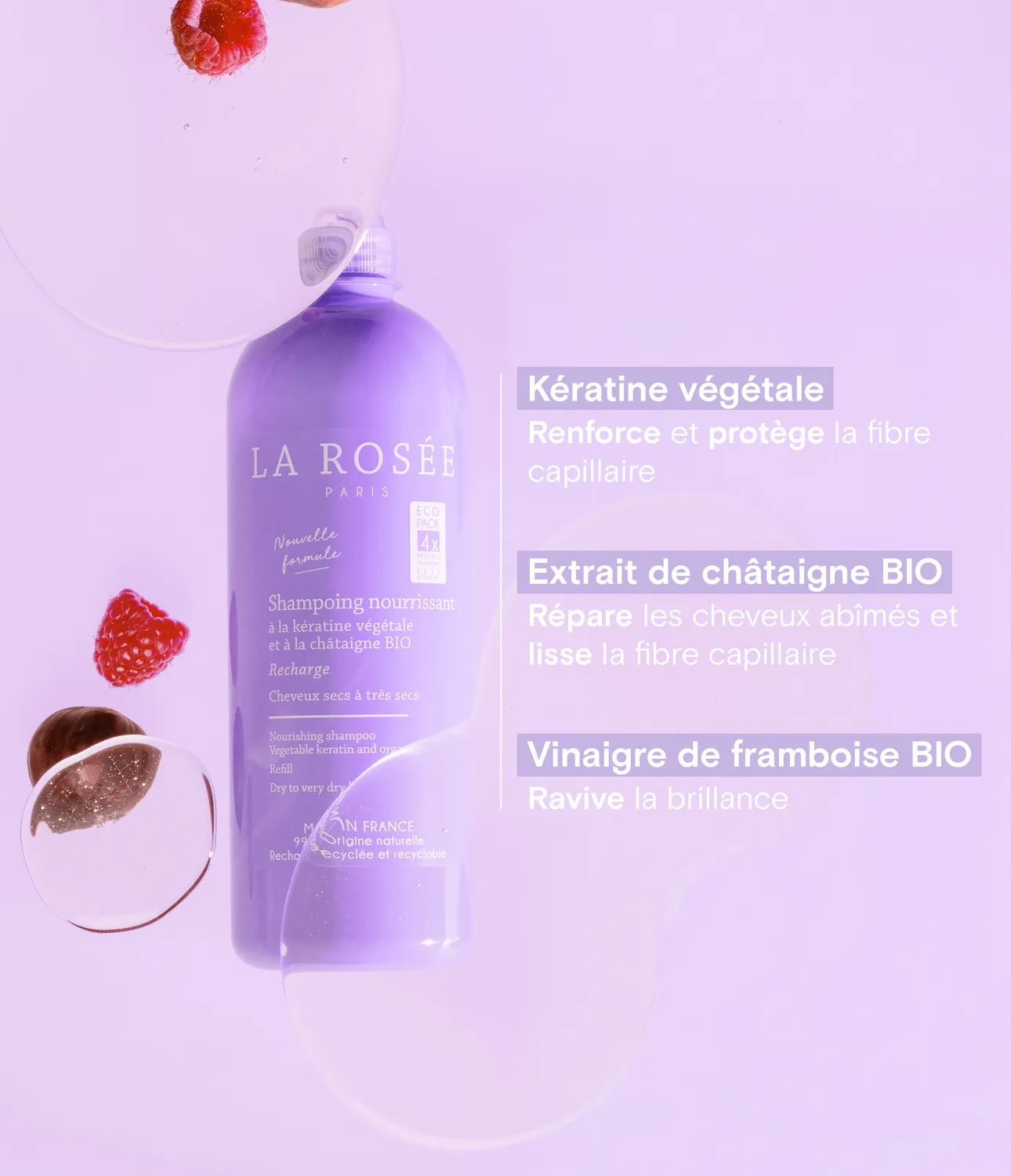 La Rosée Shampoing Nourrissant Shampoo Spliss