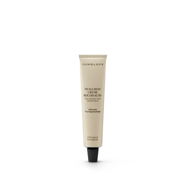 JUNGLÜCK Hyaluron Creme Reichhaltig 10 ml trocken