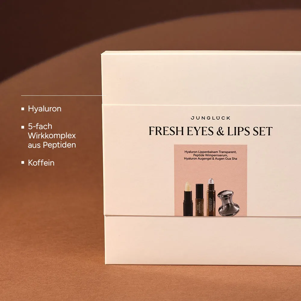 JUNGLÜCK IN A BOX Fresh Eyes and Lips Wimpernserum Set