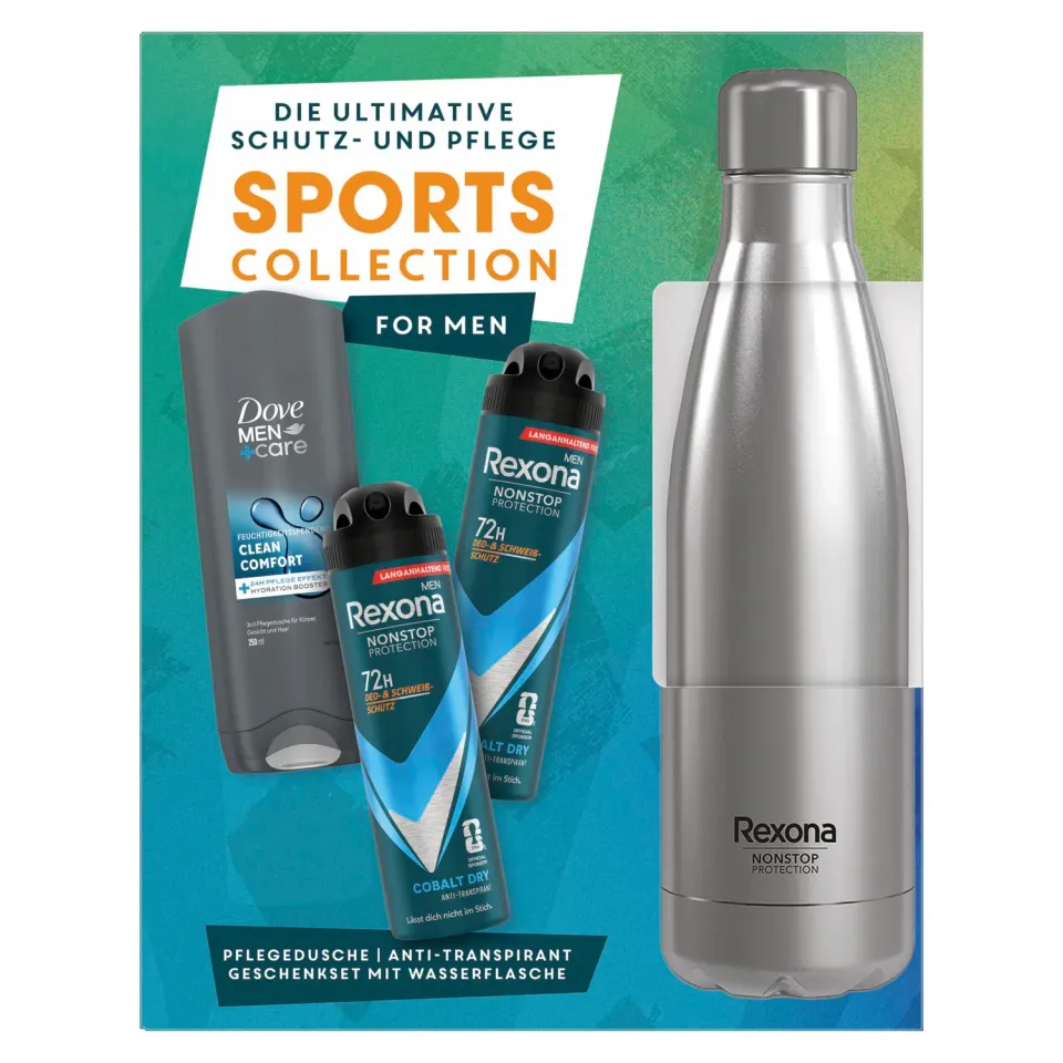 Rexona Sports Collection Geschenkset Männer mit Deo und Dusche