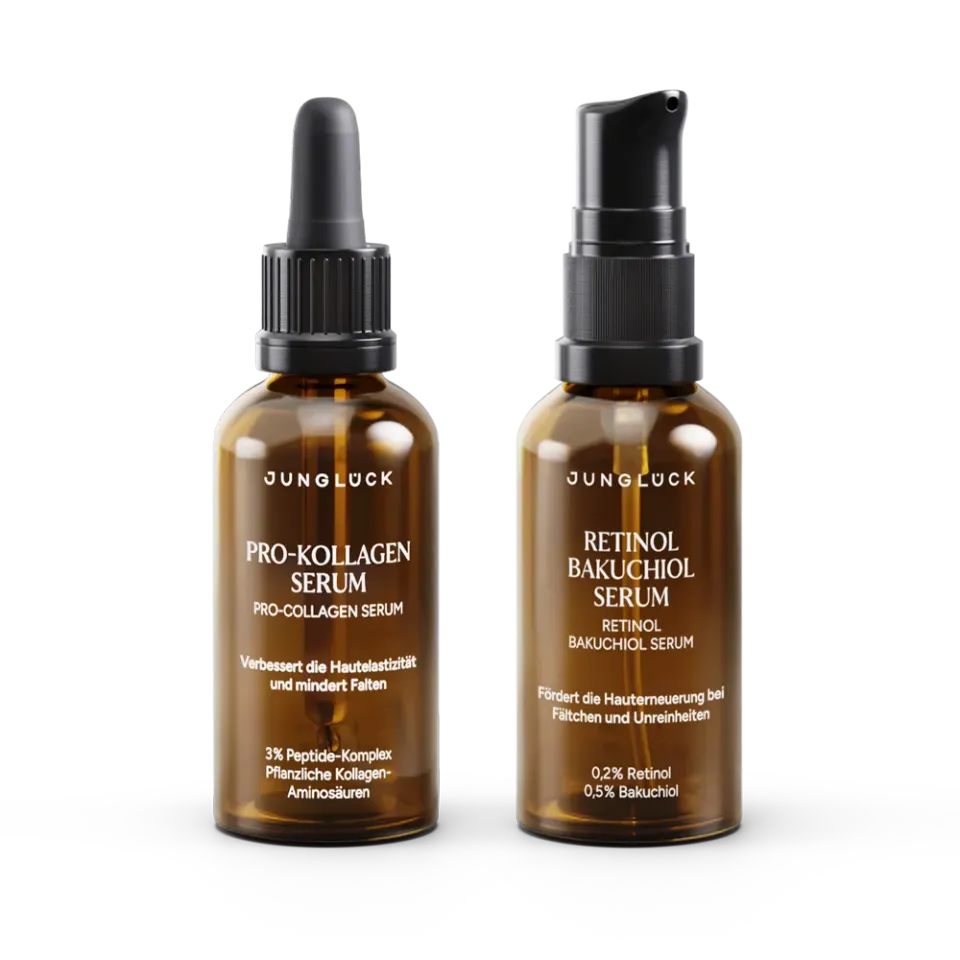 JUNGLÜCK Bye Bye Falten Kombi Set Bakuchiol Retinol