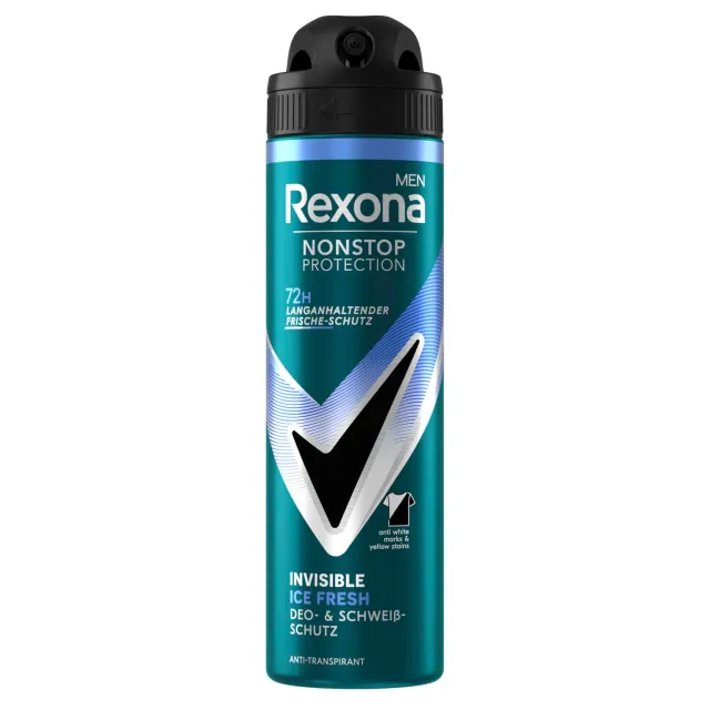 Rexona Men Nonstop Deospray Invisible Ice Fresh 6x150 ml 72h