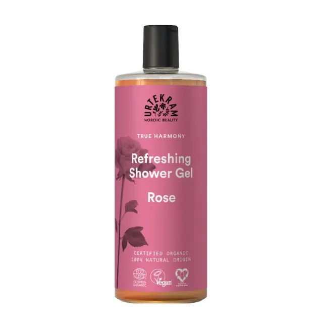 Urtekram Blown Away Duschgel Wild Lemongrass Rose 500 ml vegan