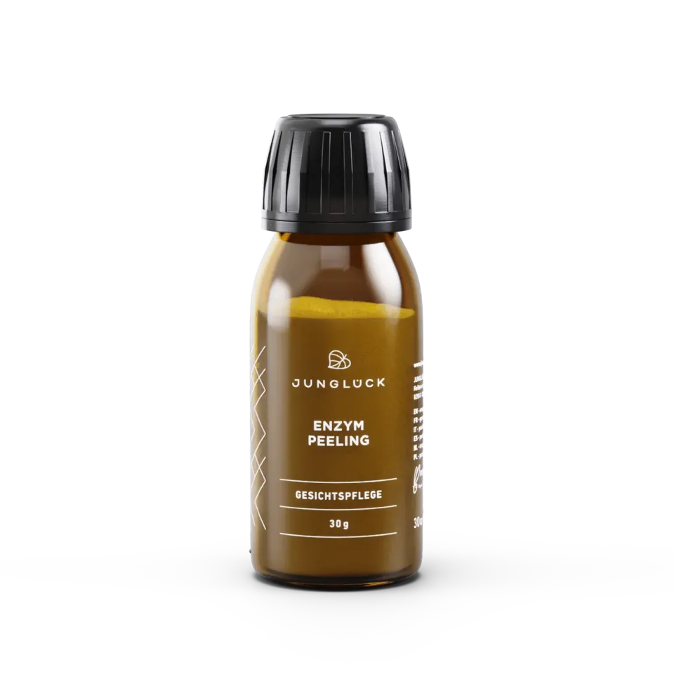 JUNGLÜCK Enzym Peeling 30 g Pulver mit Vitamin C