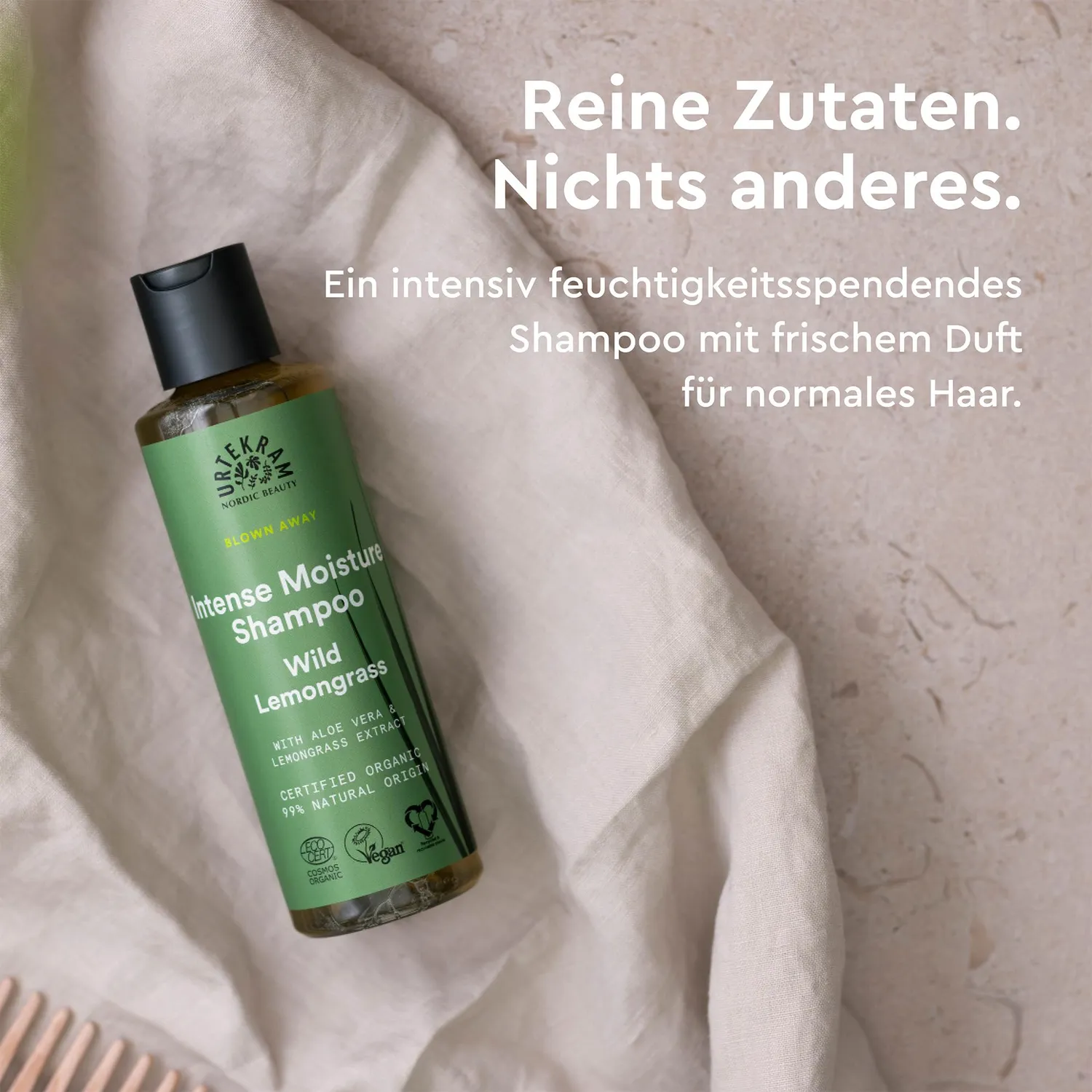 Urtekram Wild Lemongrass Shampoo 250 ml Feuchtigkeit