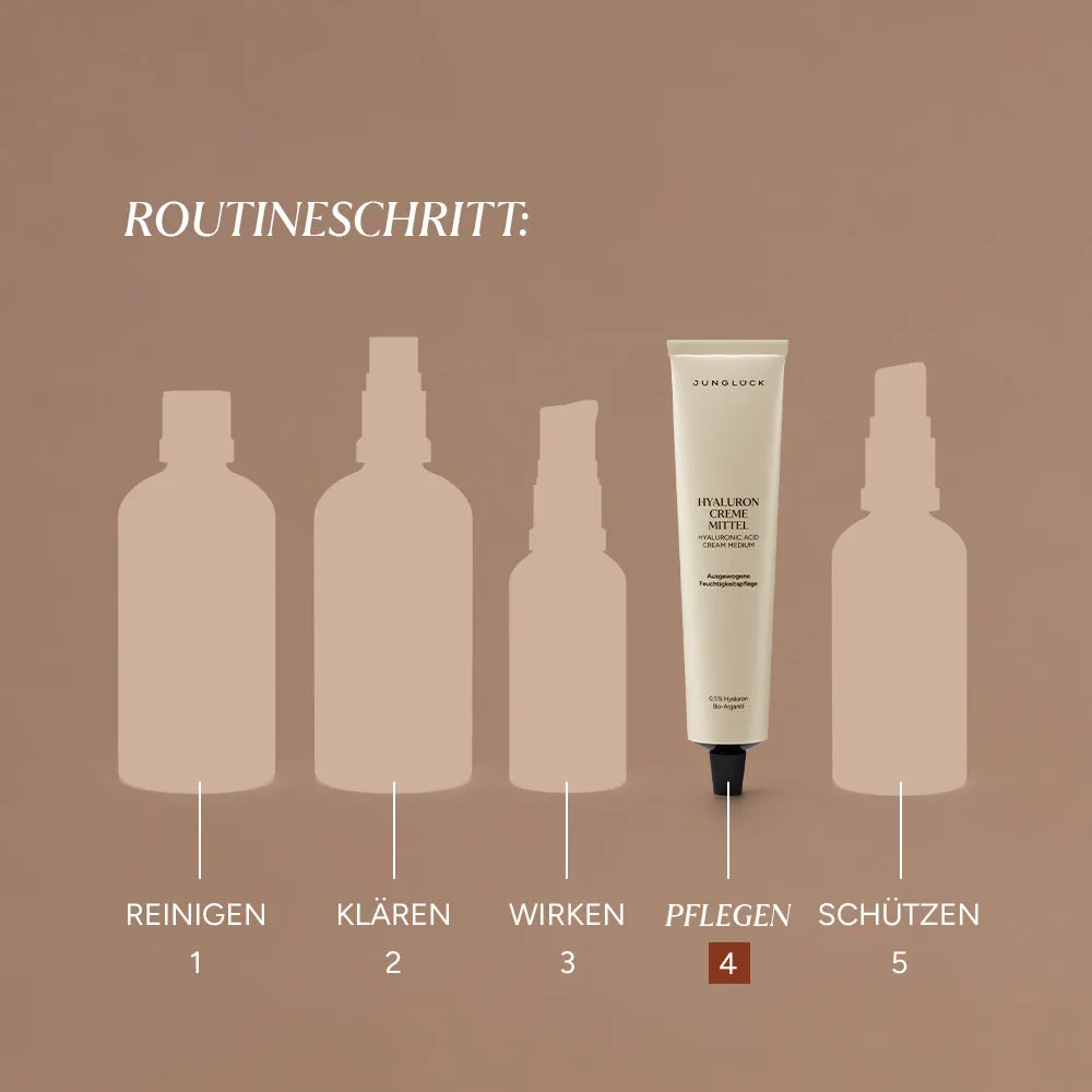 JUNGLÜCK Hyaluron Creme Mittel Gesichtscreme 50 ml