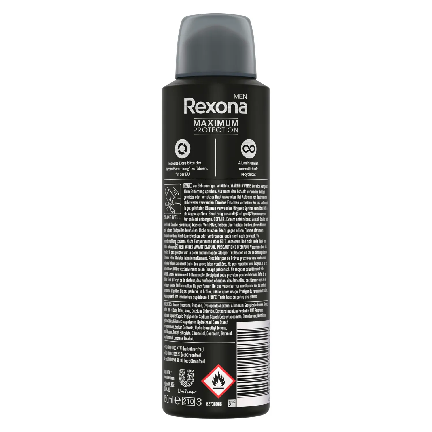 Rexona Men Maximum Protection Spray Intense Fresh 150 ml