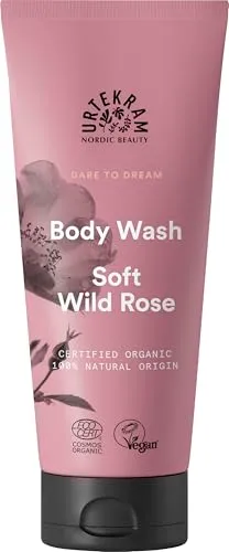 Urtekram Soft Wild Rose Duschgel 200 ml feuchtigkeitsspendend