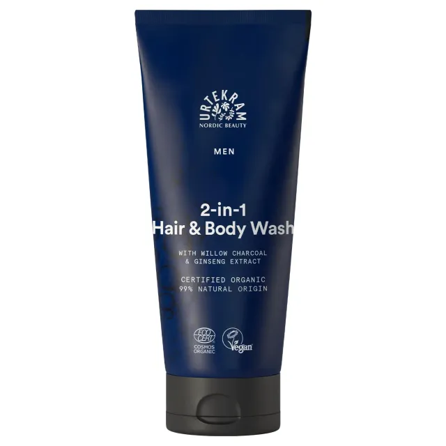 Urtekram Men 2-in-1 Haar- & Körperseife 200 ml Ginseng