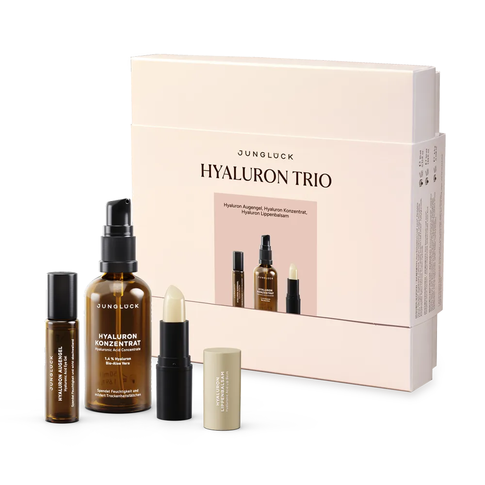 JUNGLÜCK in a Box Hyaluron Trio Geschenkset