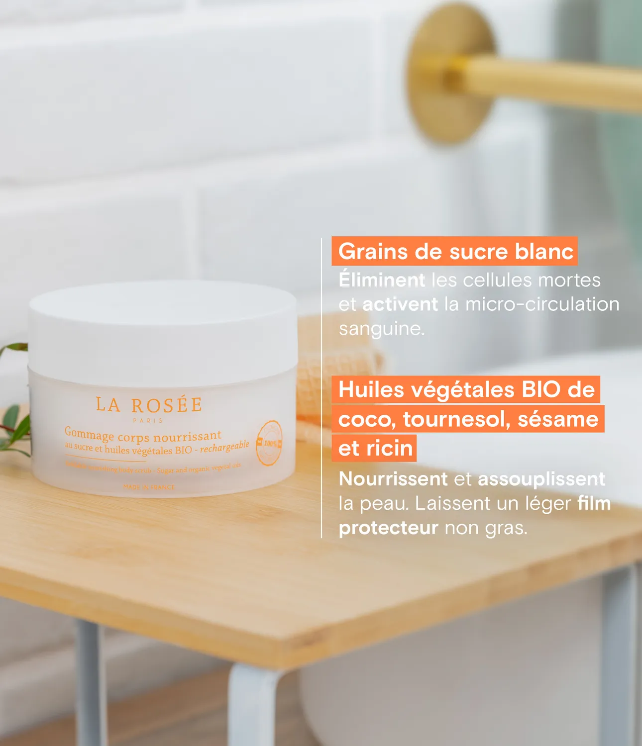 La Rosée Gommage Corps nährendes Körperpeeling Nachfüllung