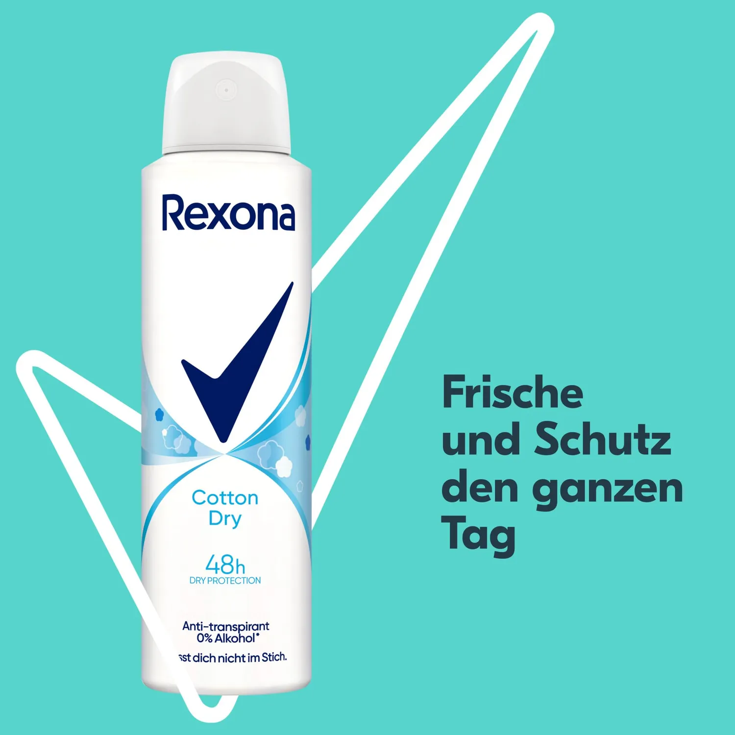 Rexona Cotton Dry Deospray 6x 150 ml mit 48h Schutz