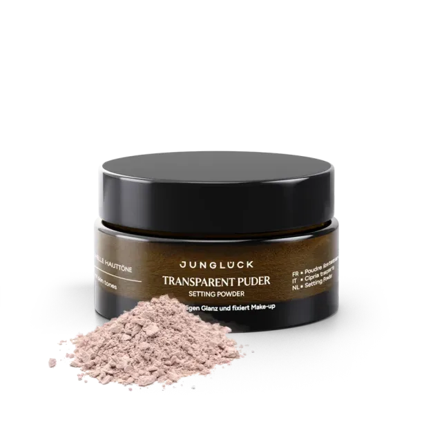 JUNGLÜCK Transparent Puder Rosé 10 g mattierend
