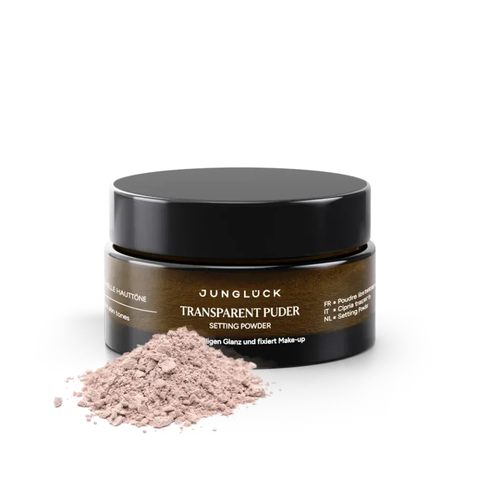 JUNGLÜCK Transparent Puder Rosé 10 g mattierend