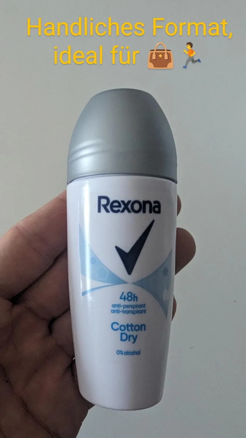 Rexona Cotton Dry Deo-Roll-On 6x50 ml blumig