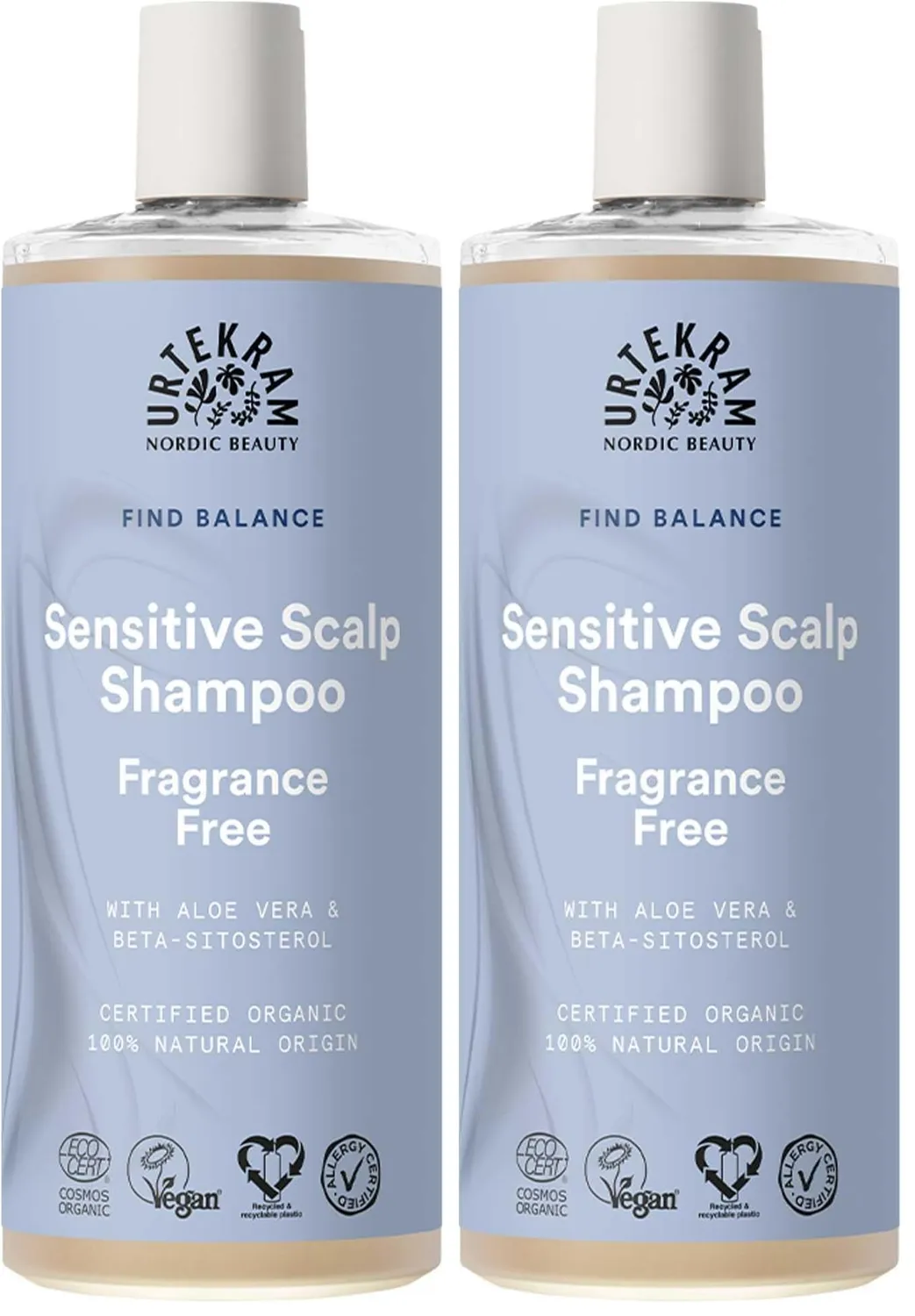 Urtekram Find Balance Fragrance Free Shampoo 500 ml ohne Duft