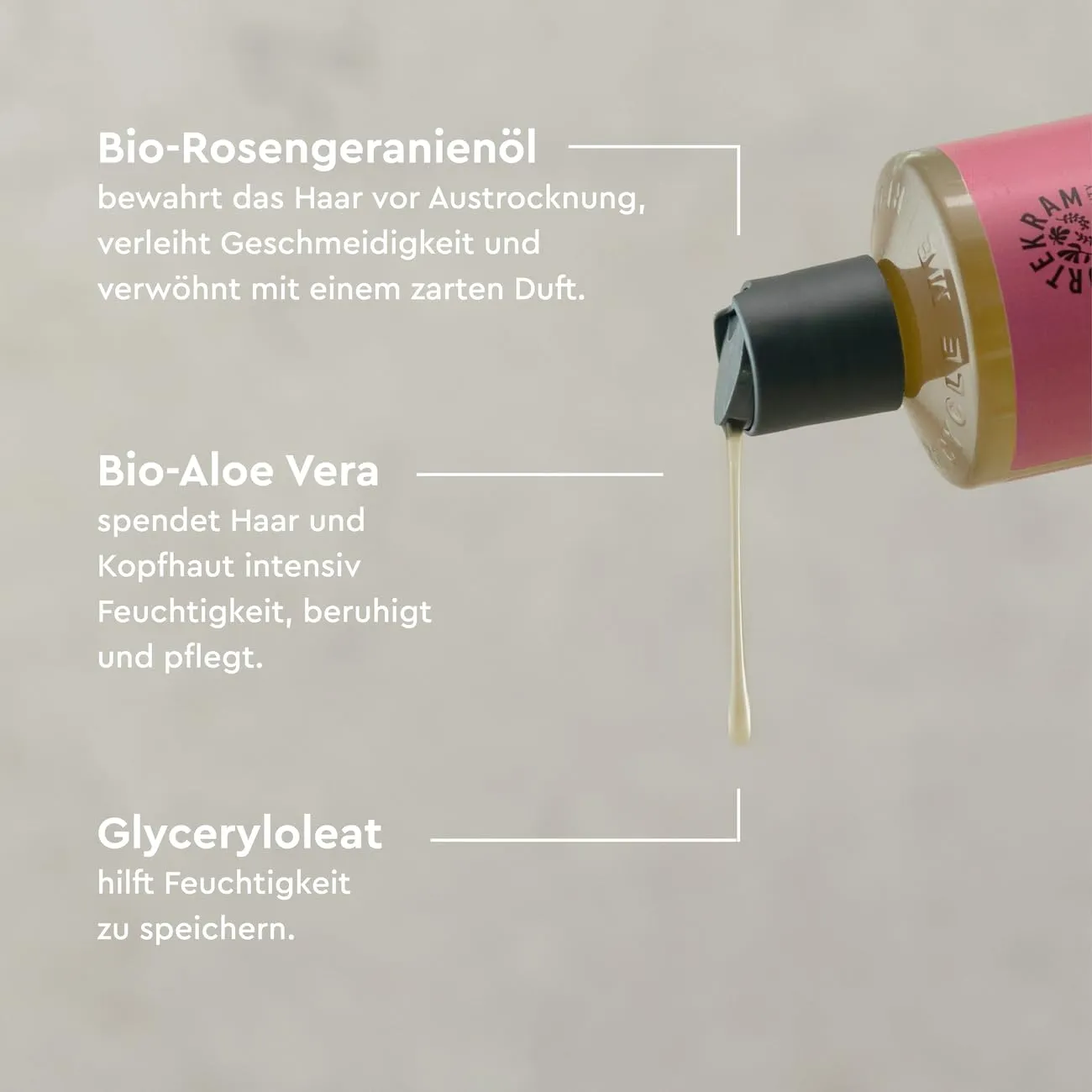 Urtekram Rose Shampoo 500 ml für normales Haar