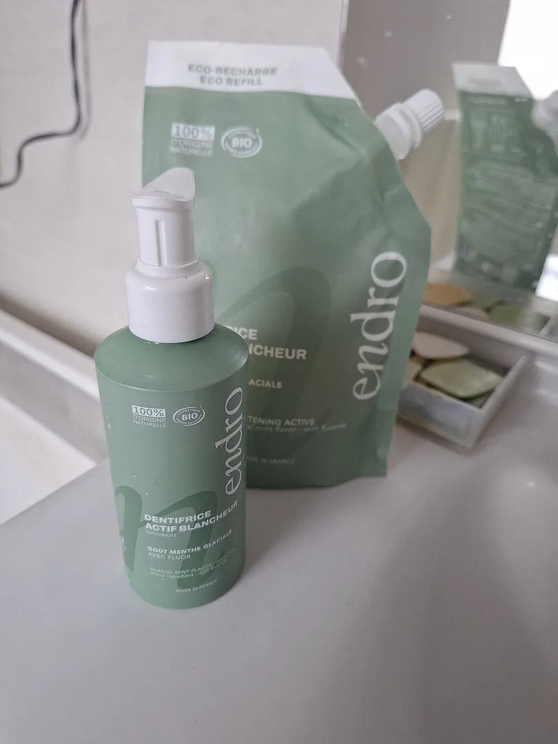 Endro Zahncreme Nachfüllung Weiß 350 g Fluorid
