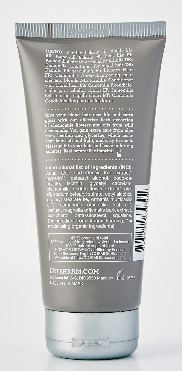 Urtekram Kamille Conditioner 180 ml blondes Haar Glanz