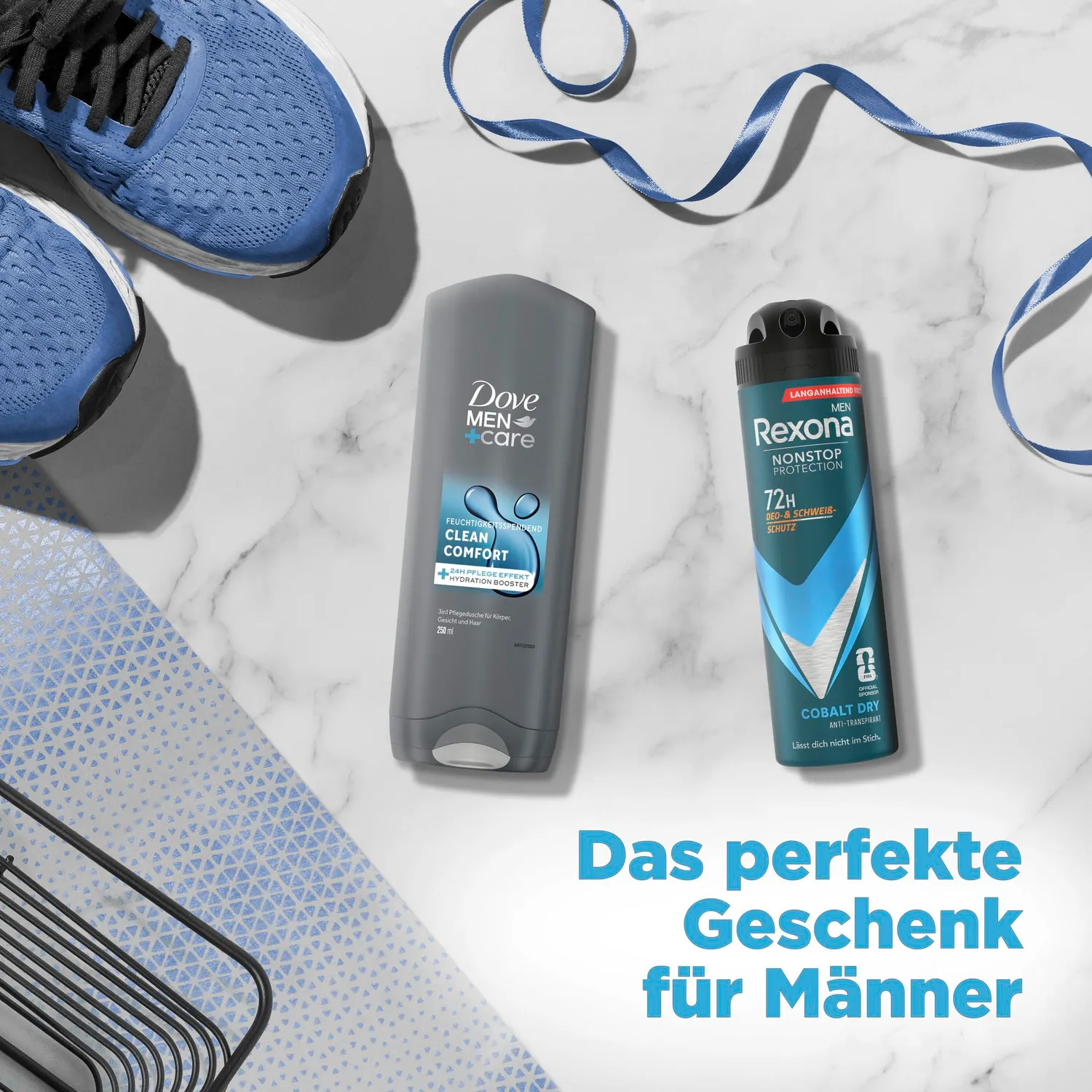 Rexona Sports Collection Geschenkset Männer mit Deo und Dusche