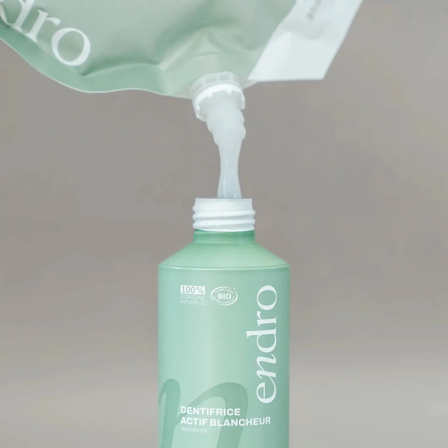 Endro Zahncreme Nachfüllung Weiß 350 g Fluorid